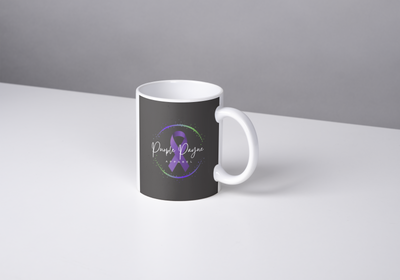 Purple Payne Ribbon Logo Coffee Cup 11oz