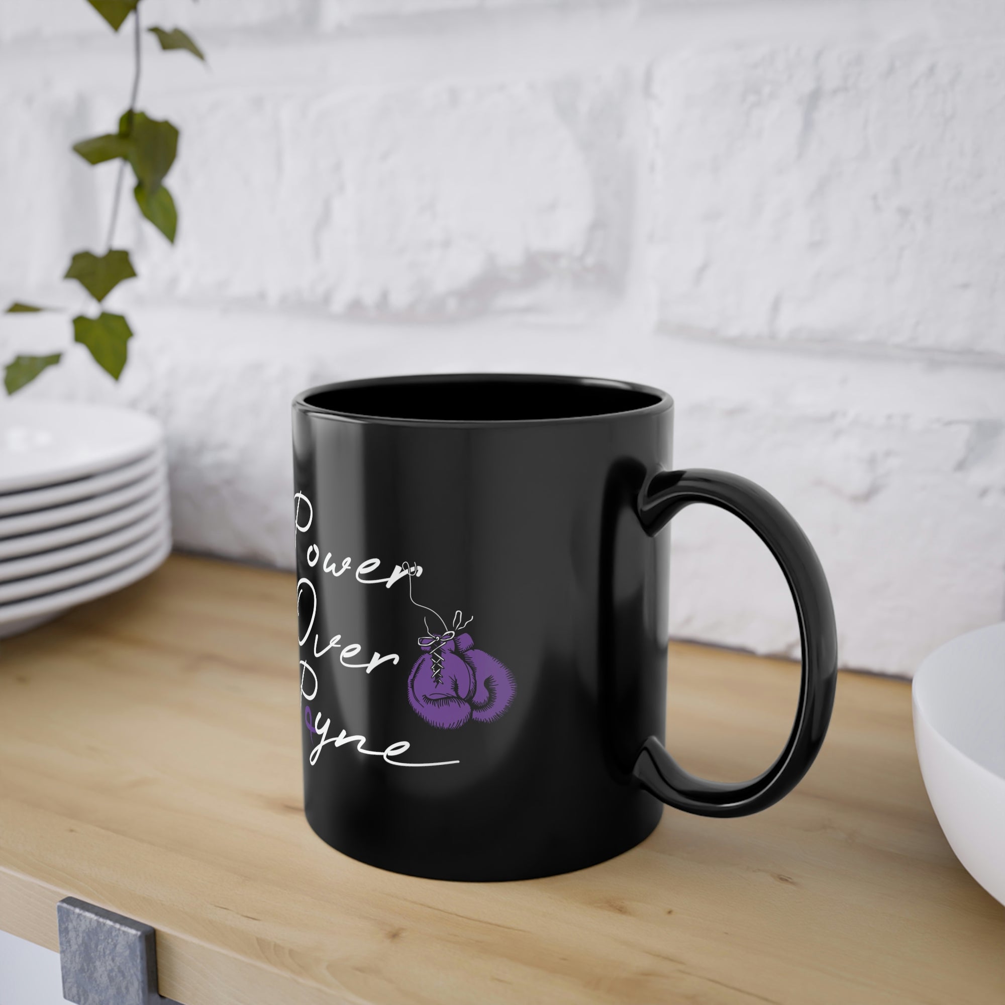 Power Over Payne Black Coffee Cup, 11oz